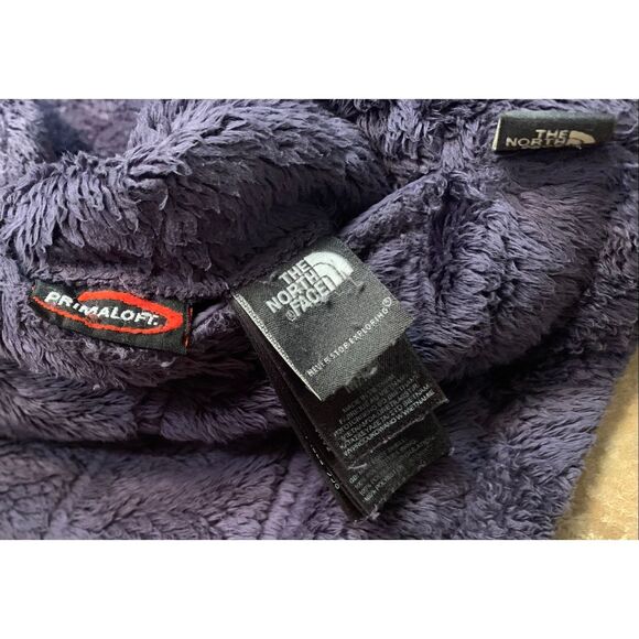 The North Face Purple Mossbud PRIMALOFT Reversible Insulated Jacket Vest sz M - Picture 7 of 9